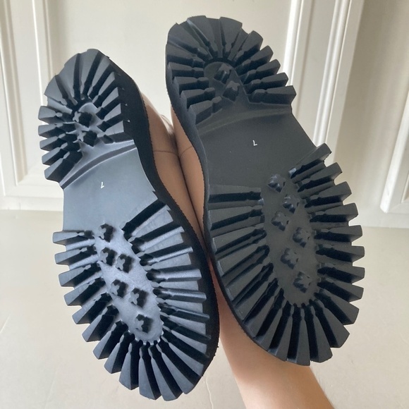 NIB Seychelles Anthropologie Last Chance Beige Patent Leather Boots Sz 7 - Picture 12 of 12